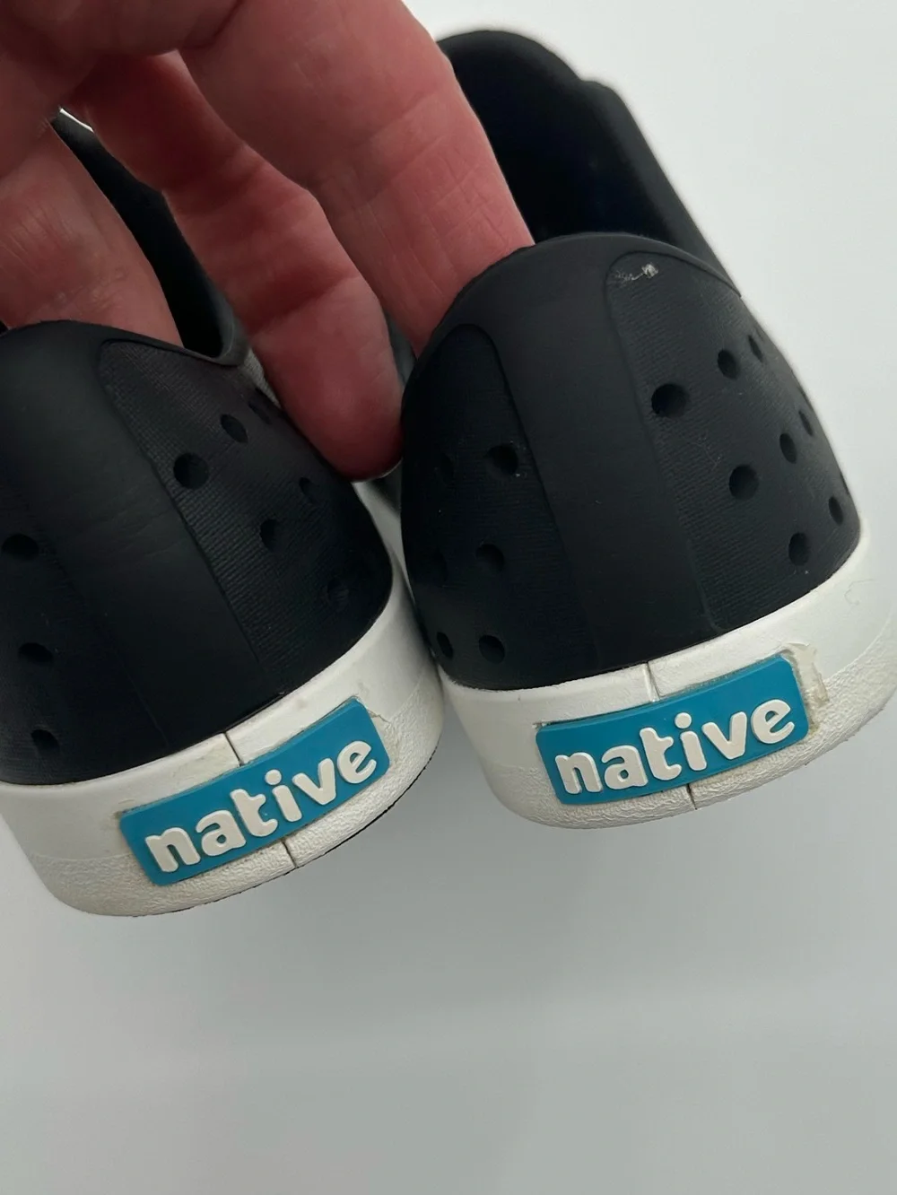 Native Black Beach Water Slip on Shoes size Junior 3